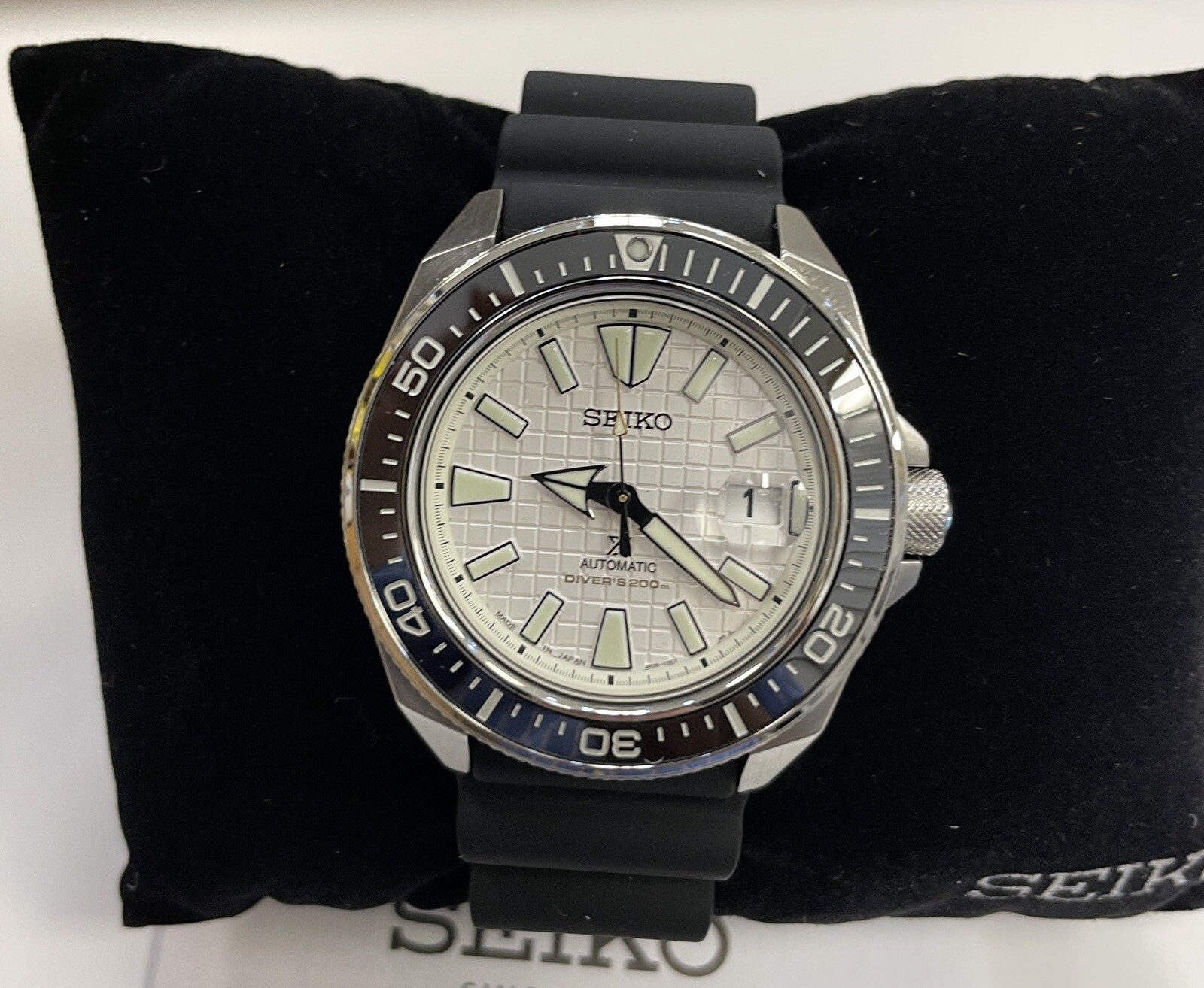 Seiko Automatic Prospex King Samurai Divers Men’s Watch SRPE37 Made In Japan