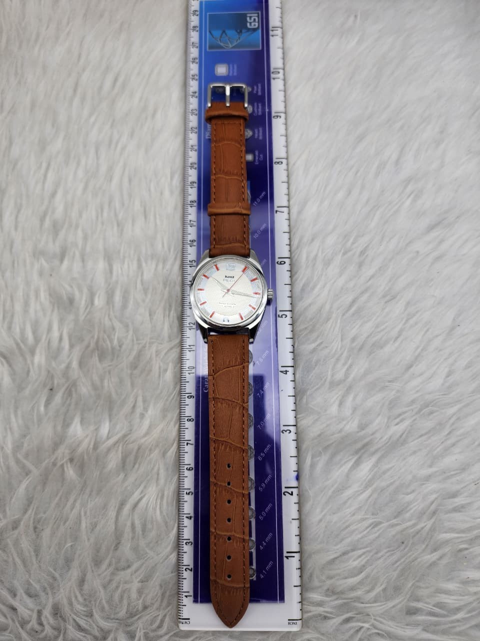HMT Pilot Mechanical Watch Para Shock 17 Jewels Classic Hand Winding Wristwatch