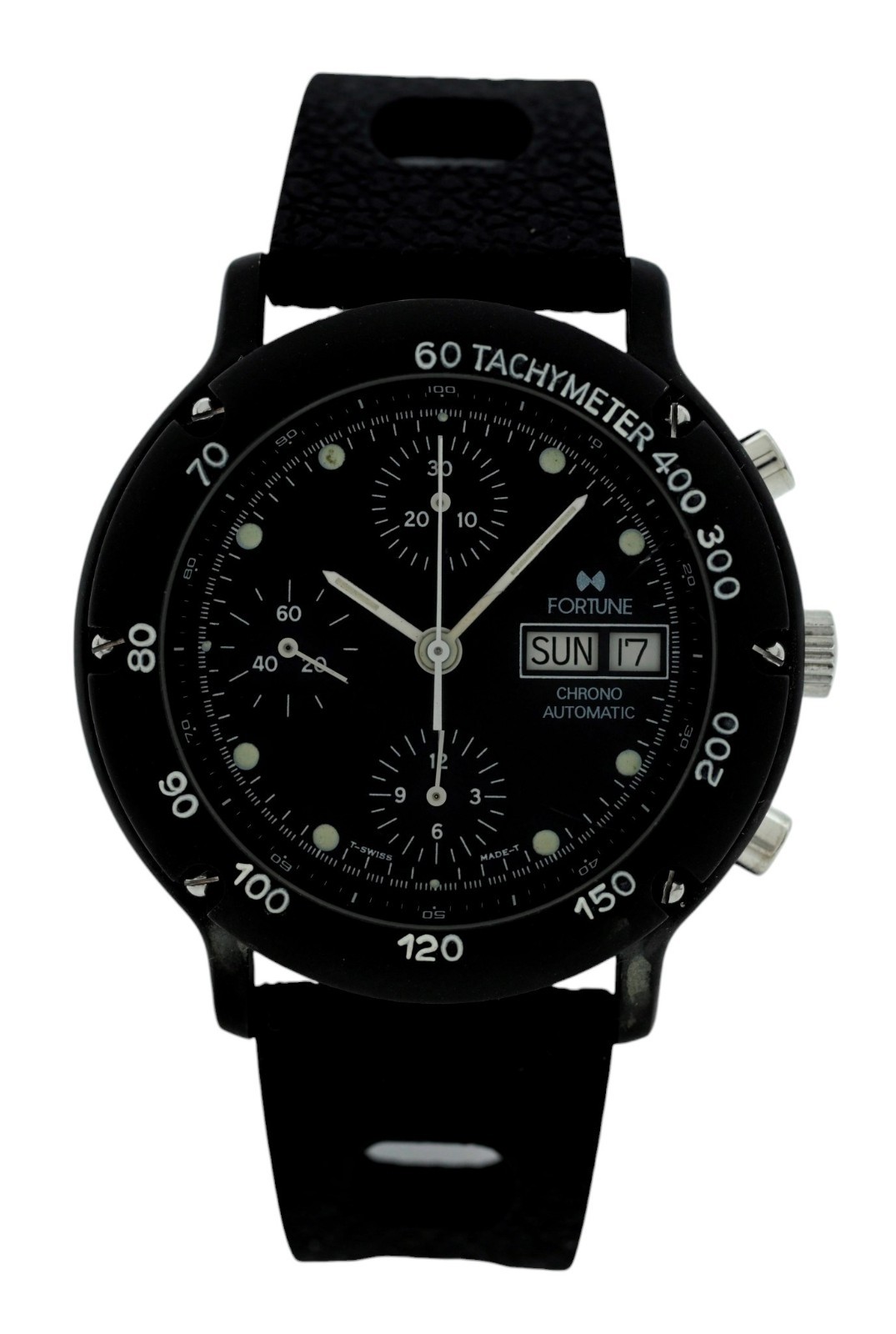 Fortune 40mm Men’s Automatic 7750 Chronograph Day-Date PVD Watch! Ref: 6511!