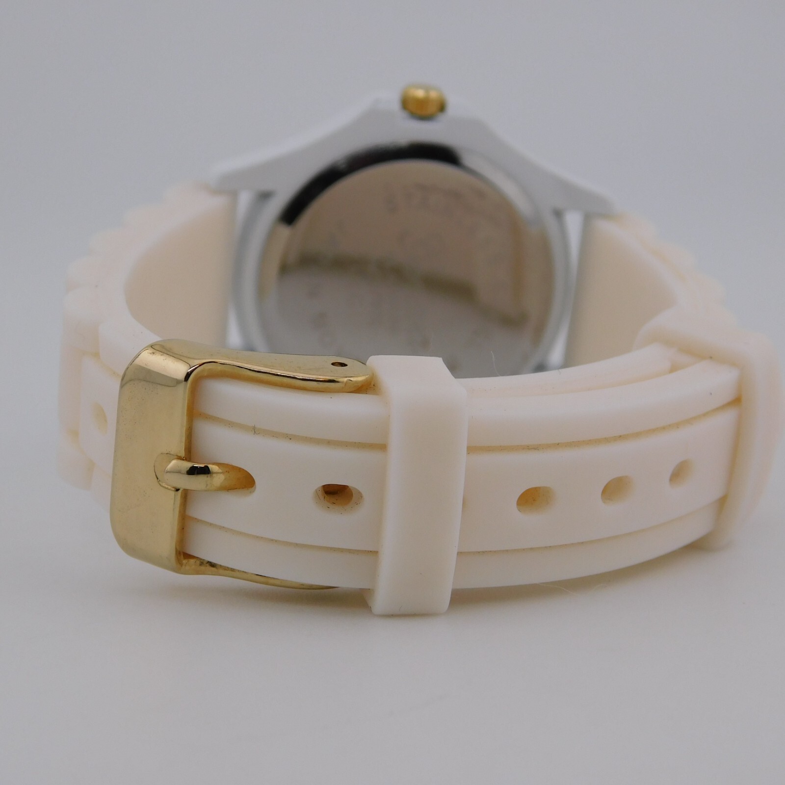 Geneva No:7805 White-Tone Quartz Analog Women’s Watch New Battery