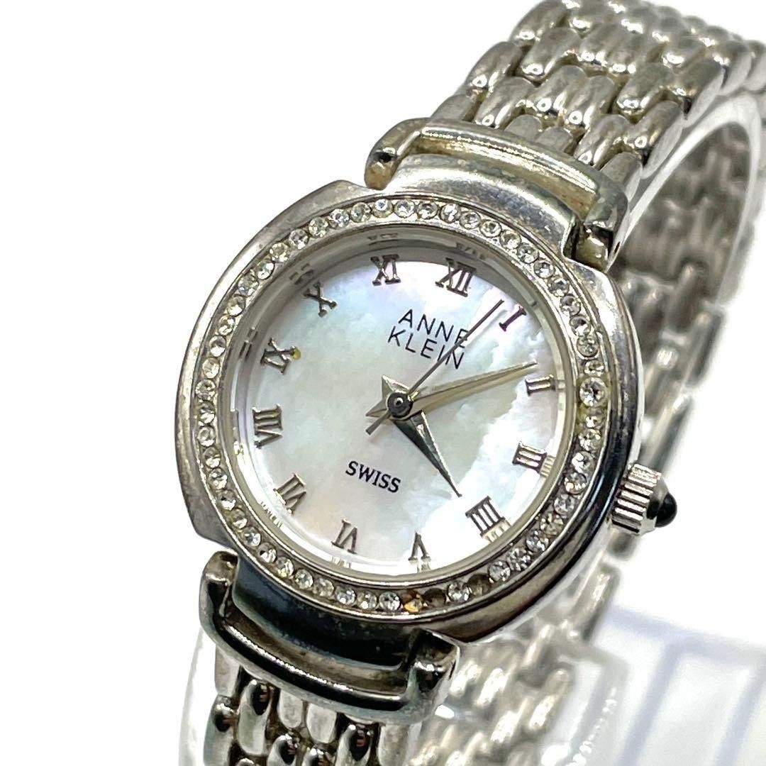 Working item Anne Klein ladies watch mother of pearl x rhinestone