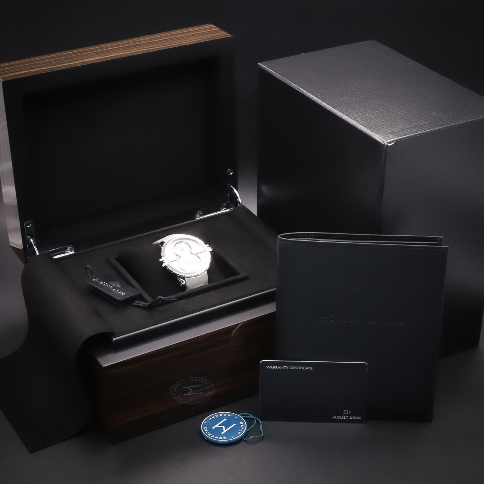 JAQUET DROZ Grande Seconde SW | Stainless Steel | Ref. J029020242 | Full Set
