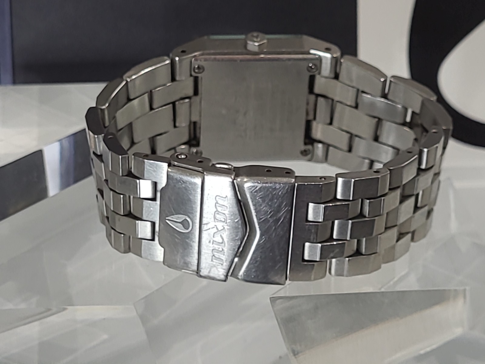 Nixon The Small Ticket “Thin To Win” Bronze/Silver Stainless Steel Swiss Mvmt.