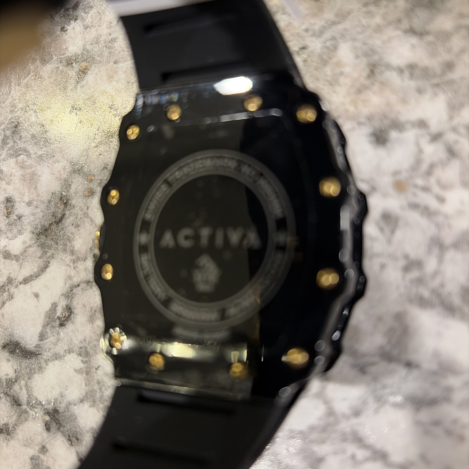Invicta Activa X Men’s Watch Skeleton Dial-44.3mm Black & Gold Dial ACW2305-026