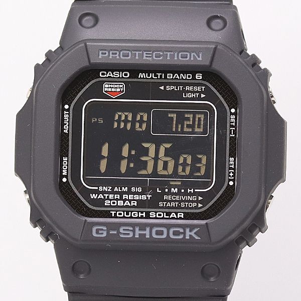 with working Casio G Shock GW M5610U radio solar black digital dial men’s watch