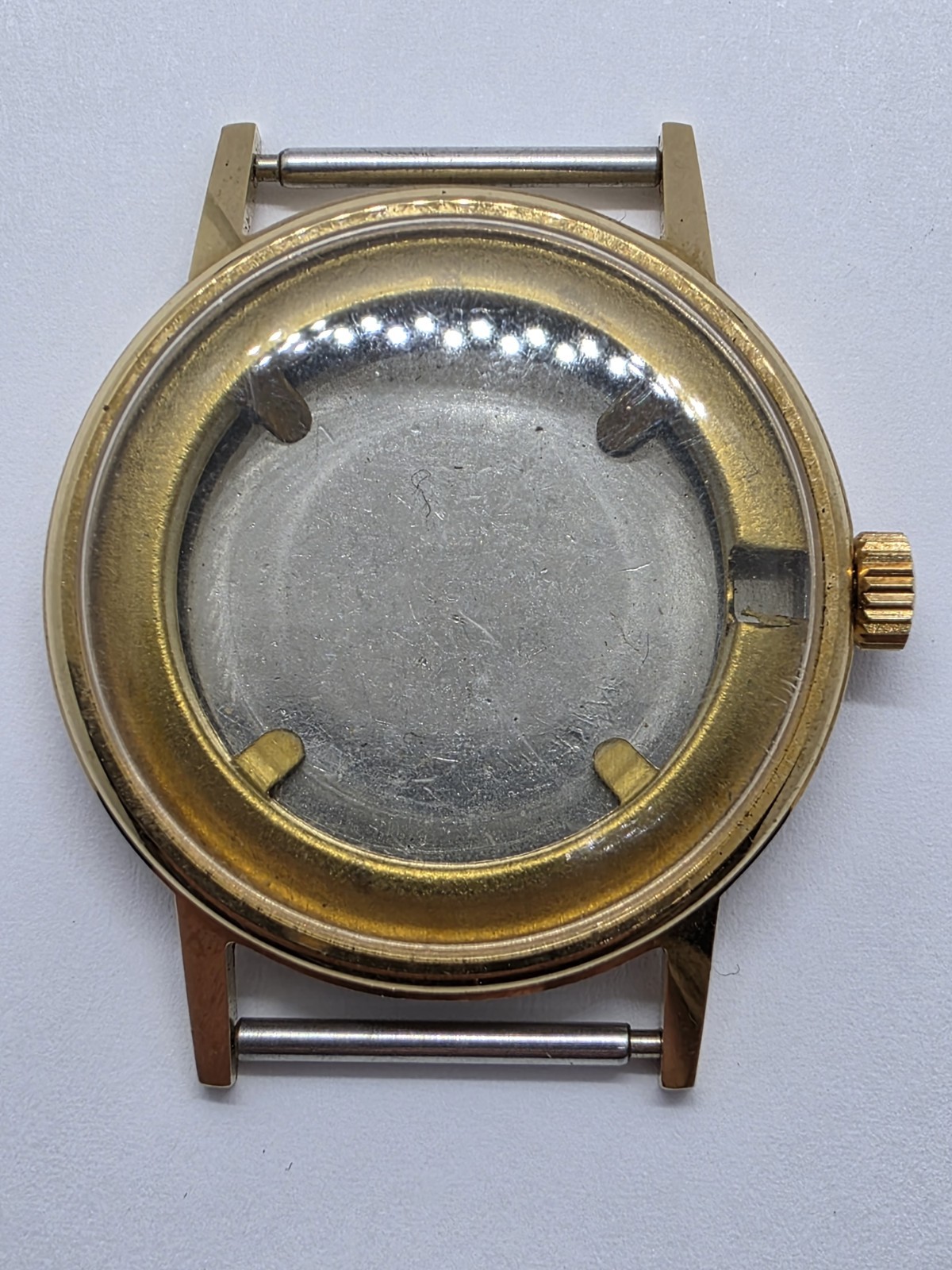 Vintage NOS NEW Case Crown Gold Plated Cal. VC 233-60 FE CUPILLARD 1960!