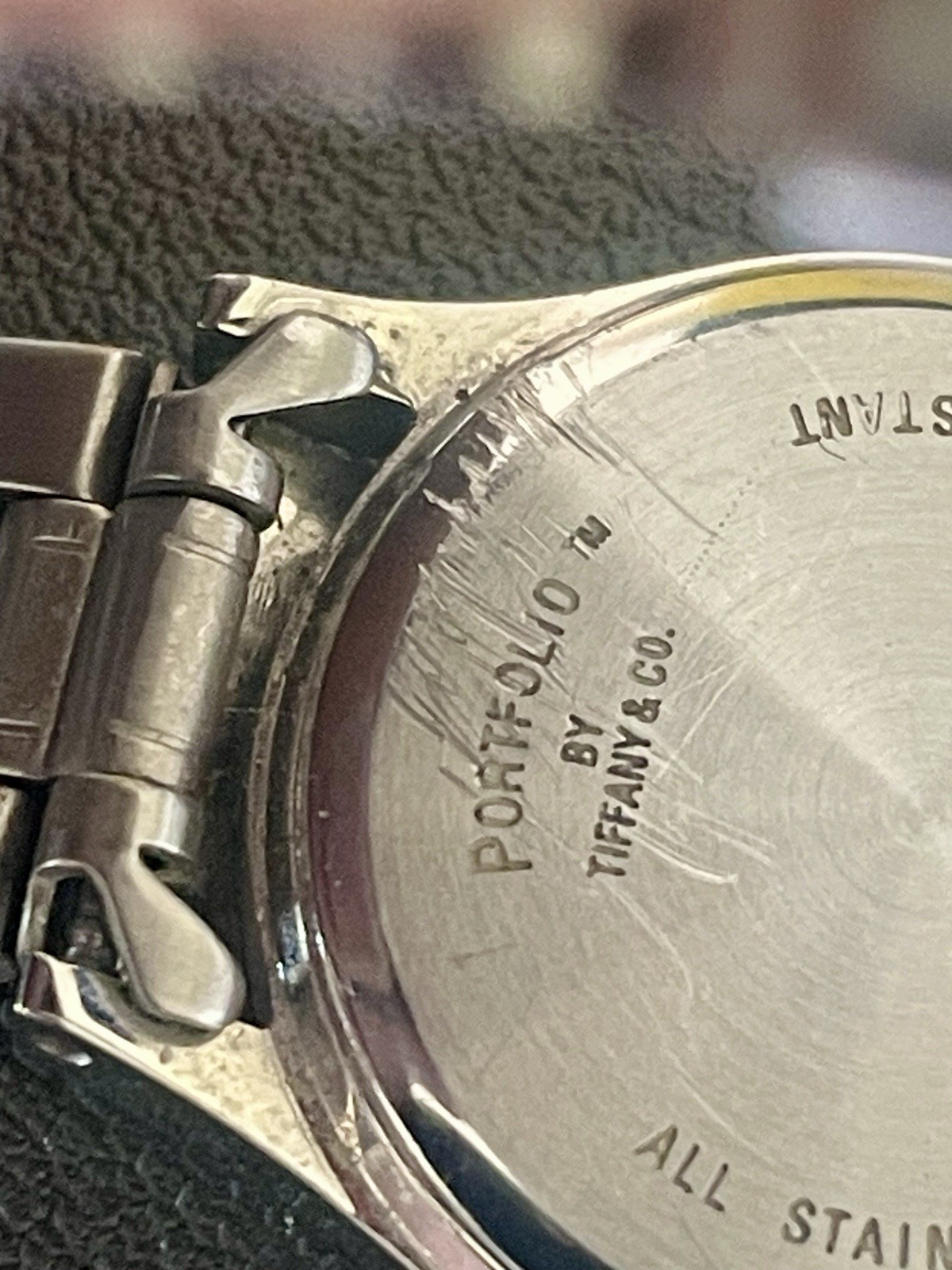 Authenticated Tiffany & Co. Ladies Portfolio wristwatch (L76)