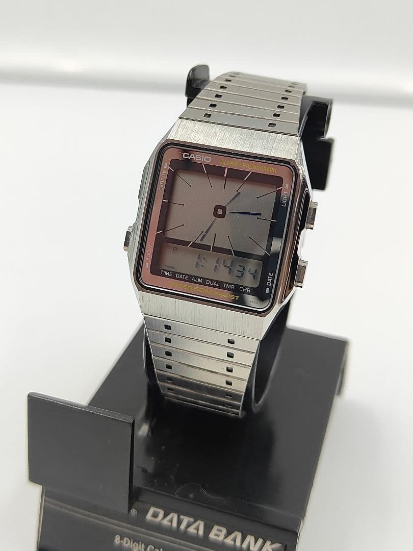 Vintage Casio AE-90W Digital Watch 1980s Stainless Used