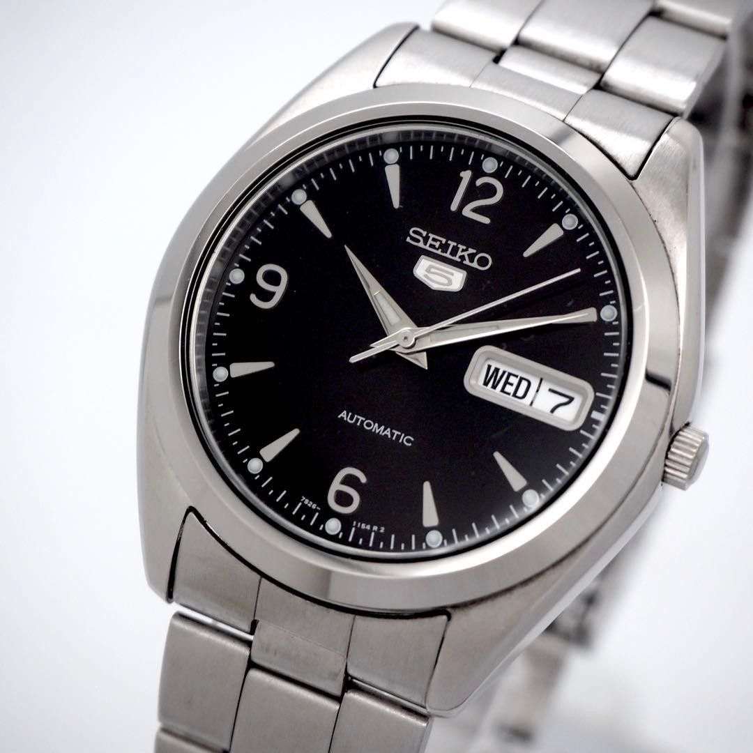 272 Working SEIKO Men’s Watch Seiko Five Automatic Day-Date 【USED】