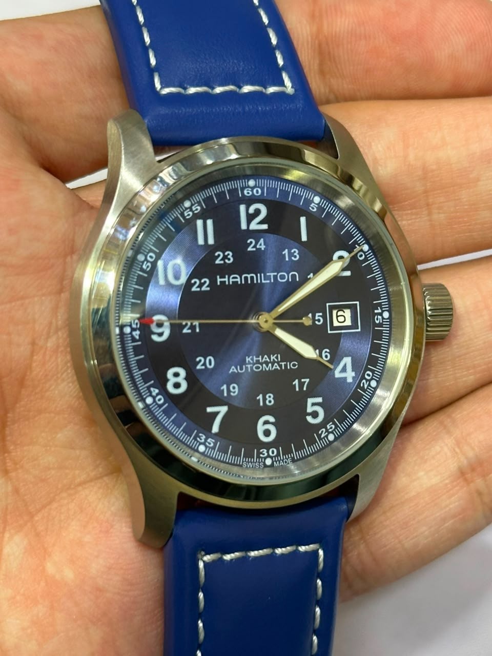 Hamilton Khaki Field Blue Dial Automatic Men’s Watch