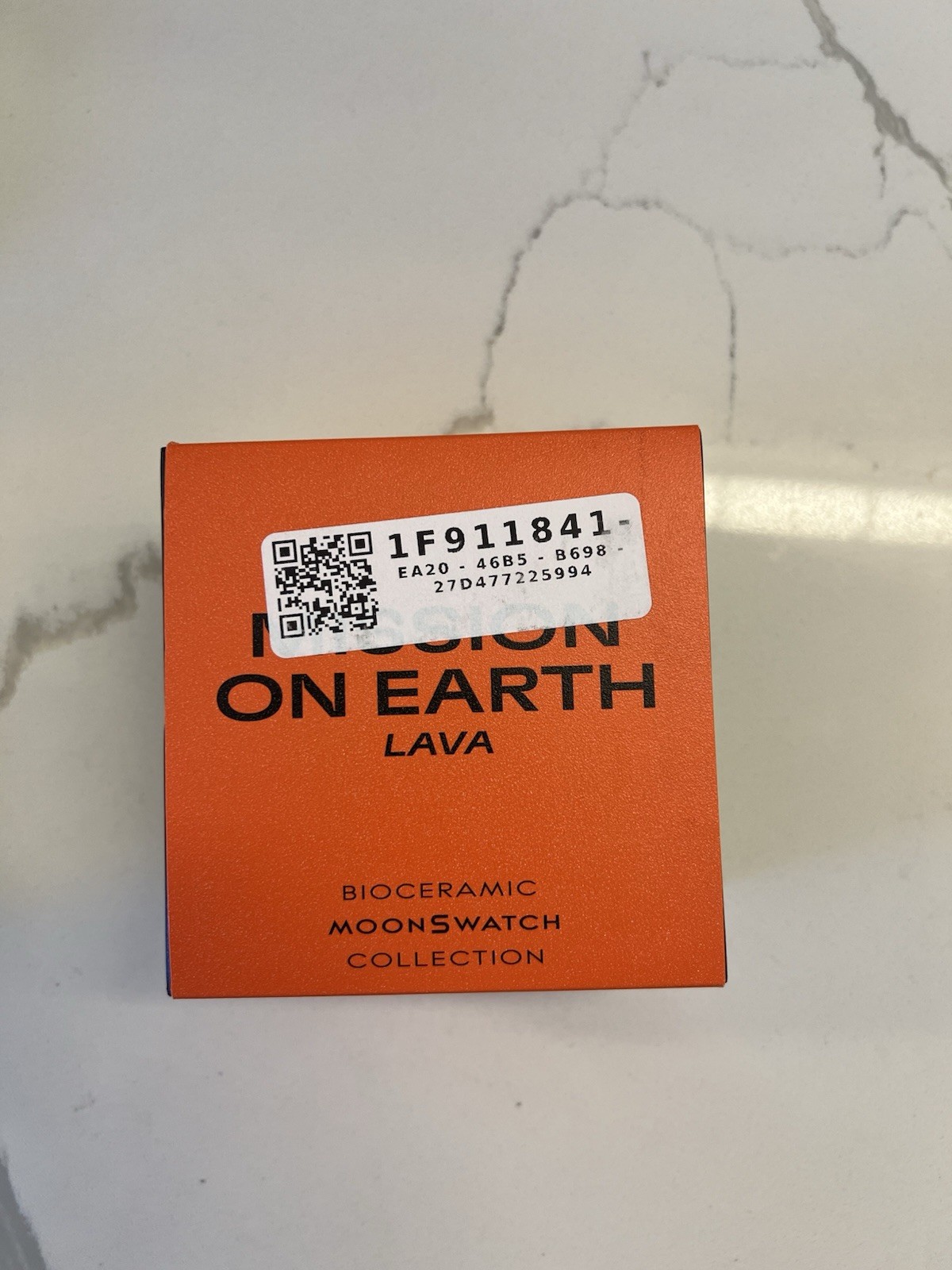 Swatch x OMEGA MoonSwatch Mission on Earth Lava Chronograph Quartz 42mm with box