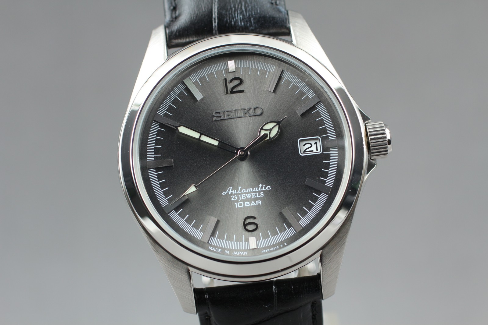 Limited Edition [N MINT] Seiko Tictac SZSB006 4R35-02R0 Grey AT Men’s From JAPAN