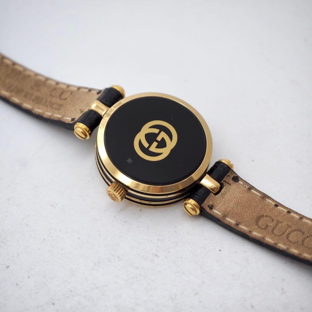 Gucci Women’s Sideline Quartz Watch Black Roman Index Japan 0714637
