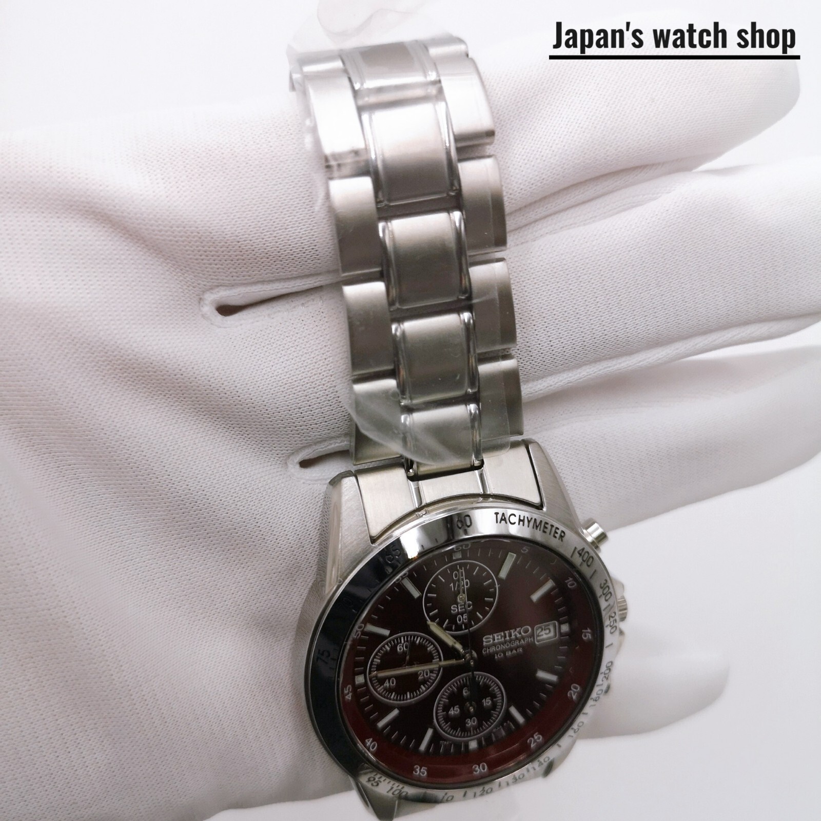 SEIKO SEIKO SPIRIT SBTQ045 Chronograph Men’s Watch 10 BAR Red New in Box