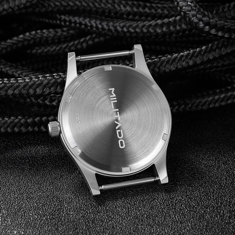 Militado ML05 38mm Quartz Watch Sapphire Crystal Luminous 100M Waterproof