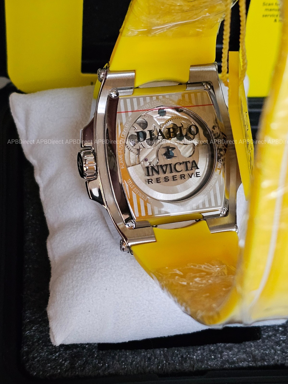 Invicta – S1 Rally – DIABLO – Dual Time Automatic – Yellow – Reserve Mens Watch
