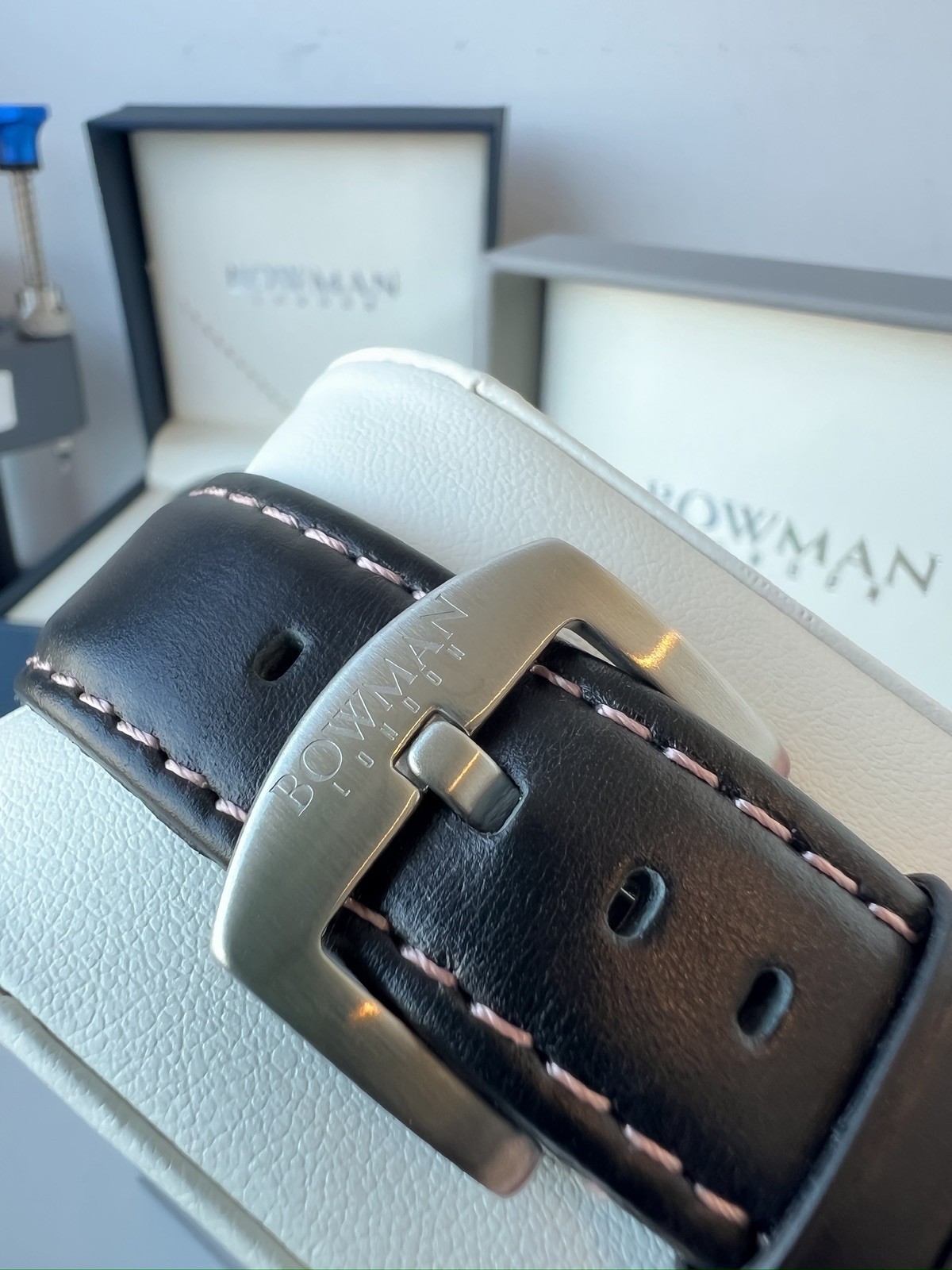 Premium Leather Strap | 22mm Genuine Leather | Field Band | Military grade