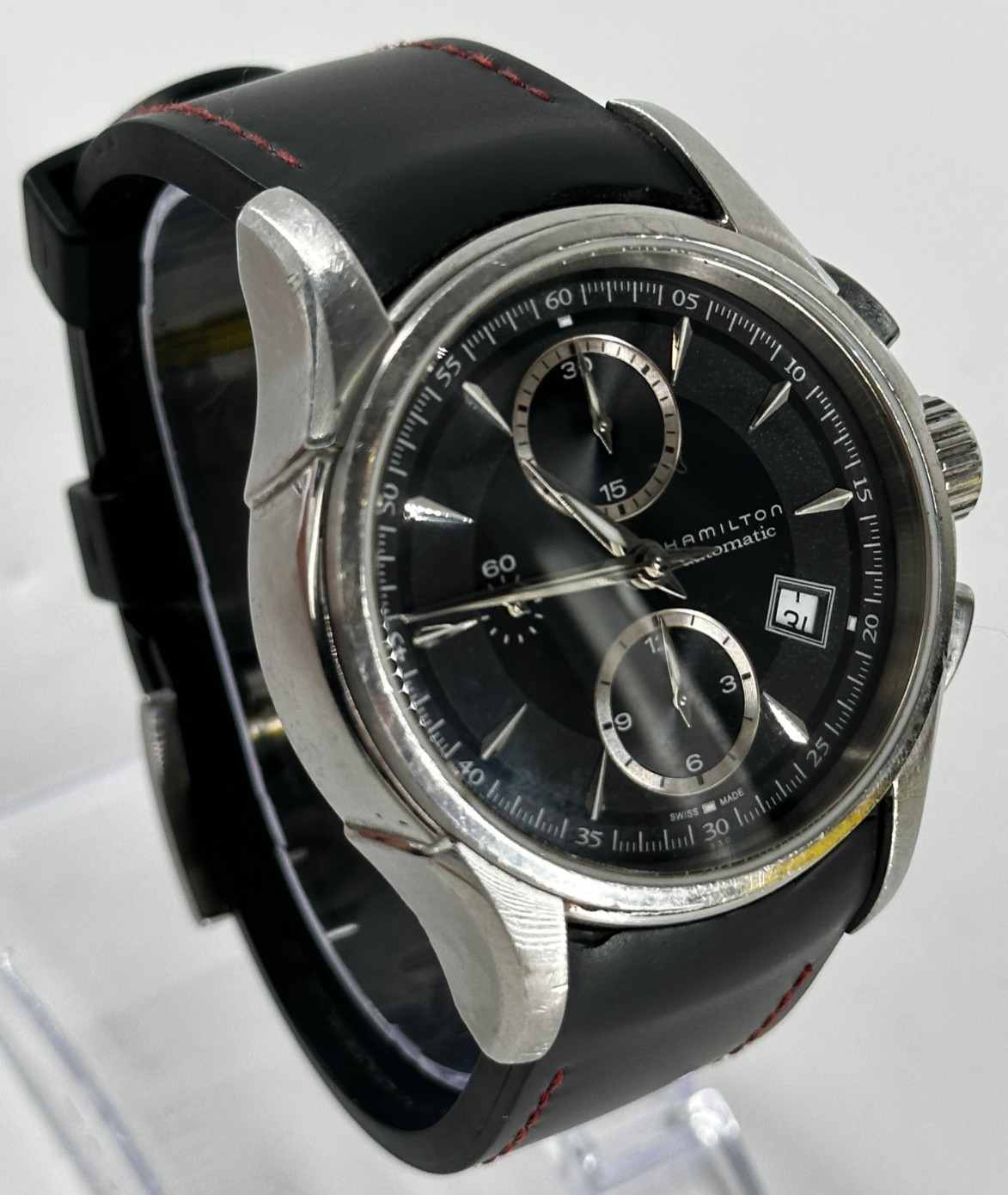 Hamilton Jazzmaster H326160 Chronograph Black Dial AT Men’s Swiss