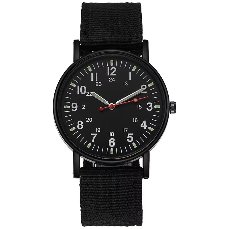 Military Watch Army Durable Water Proof Luminous 24Hours Dial Nylon Strap USA