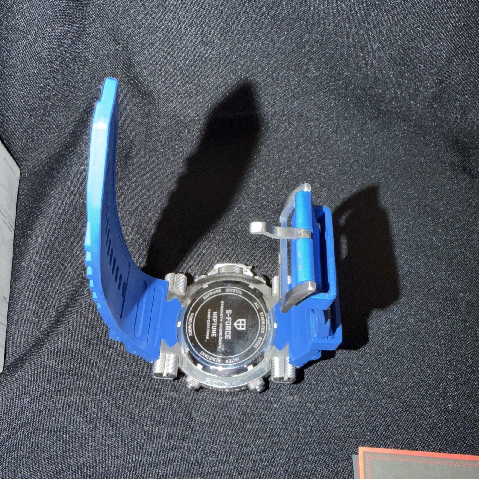 S-Force 50MM Silver Blue Watch. Preloved
