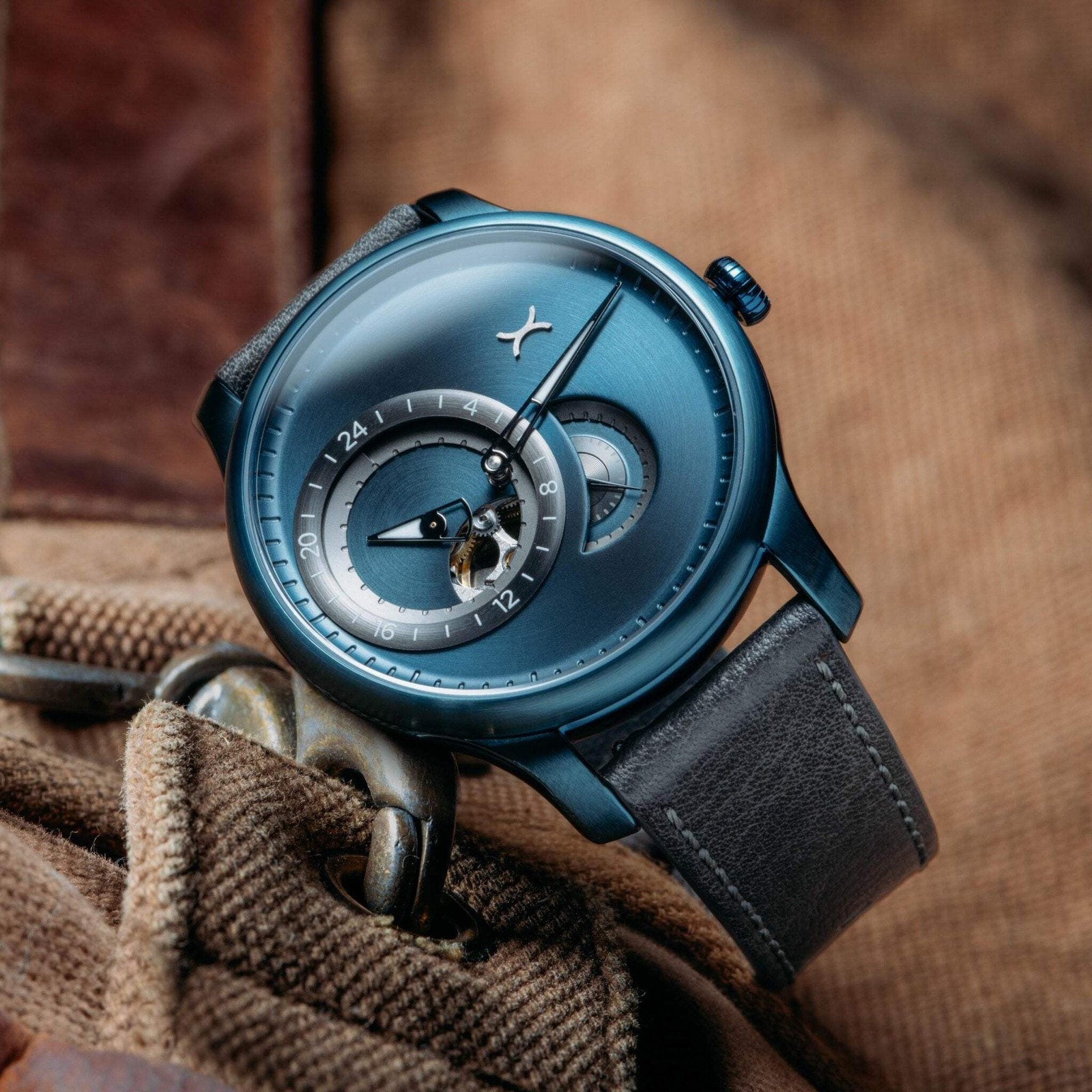 Xeric Regulator Automatic Blue Slate Watch – Brand New