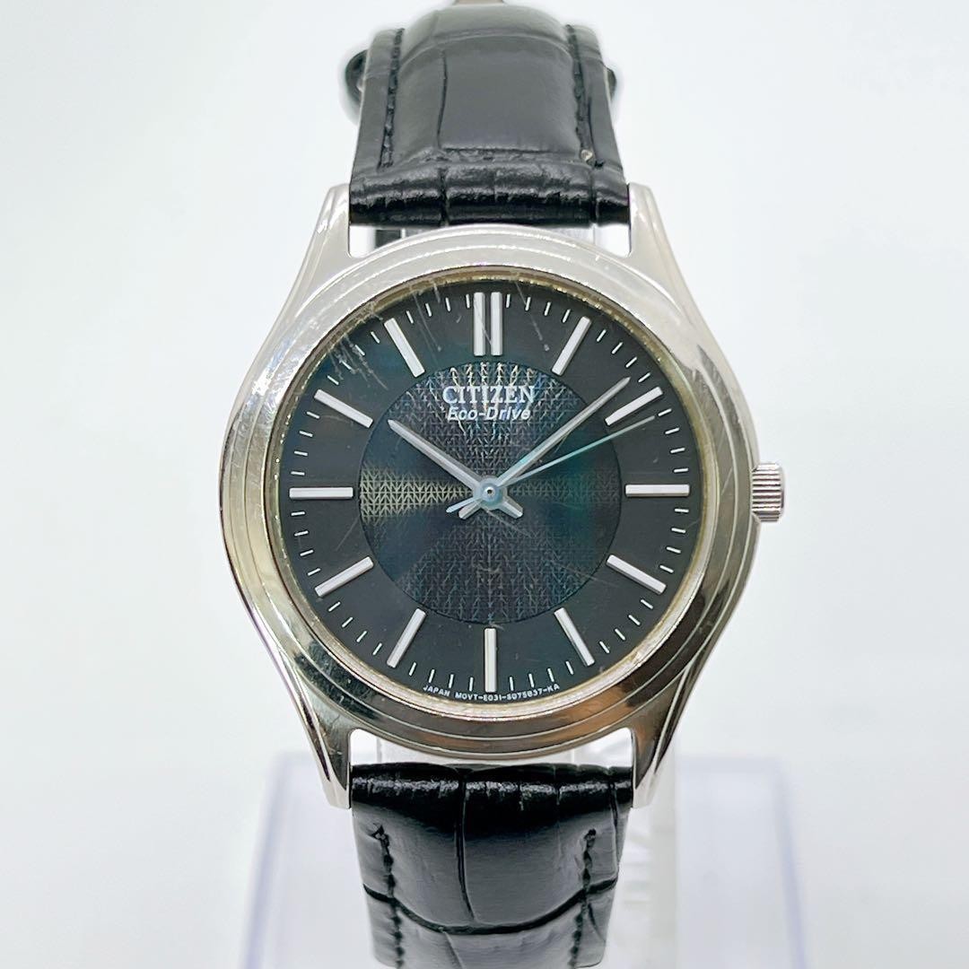 [Rare] Citizen Eco-Drive Black Solar Men’s Dress Watch