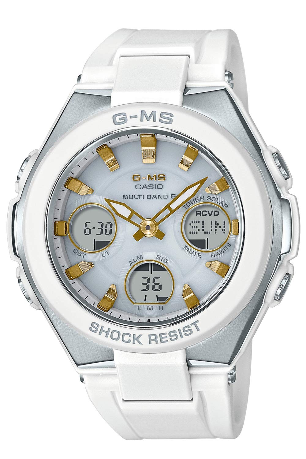 CASIO BABY-G G-MS MSG-W100-7A2JF Tough Solar Radio Controlled White Watch