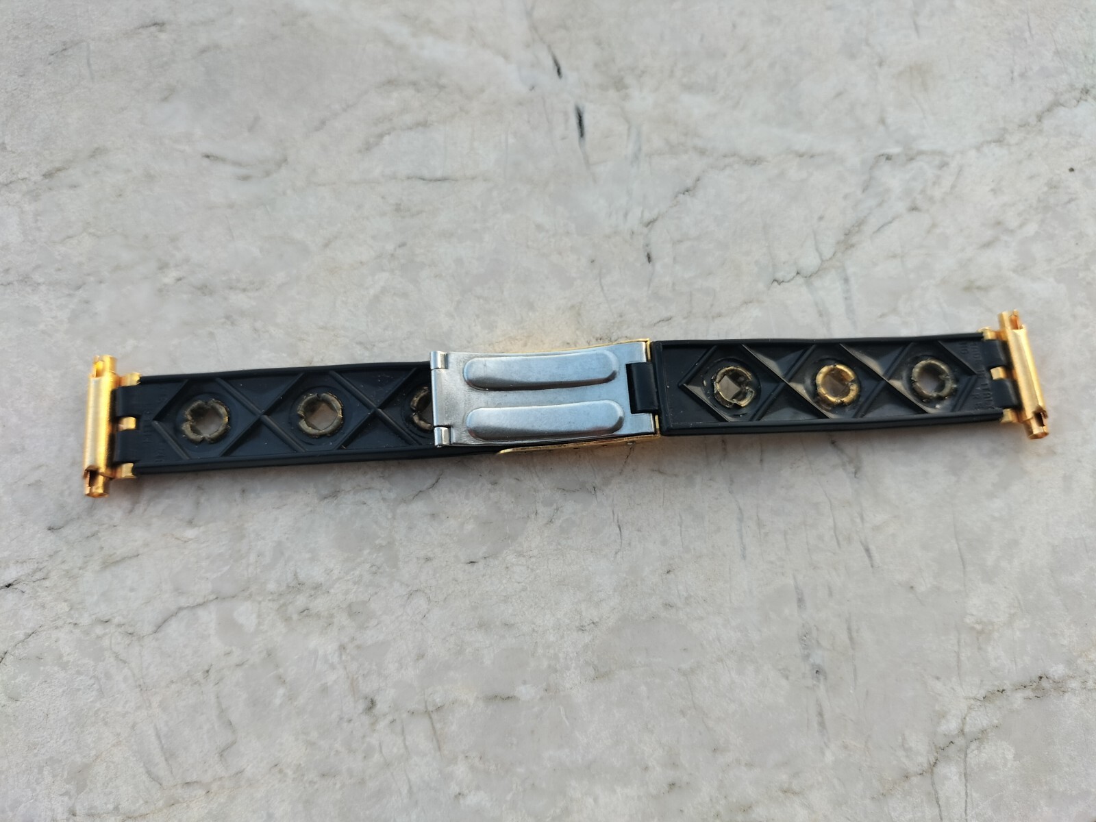 60/70s RUBBER/LEATHER WATCH BRACELET WATCH BRACELET WATCHES DIVER CHRONOGRAPH