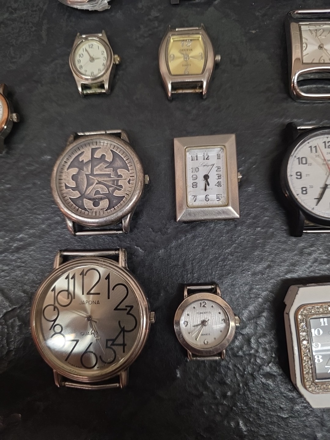 Lot Of 27 Wristwatches No Bands Untested See Pics Anne Klein Timex Seiko