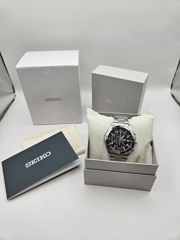Watch SEIKO Quartz 1 20 Second Chronograph 50M Men’s SND195P1