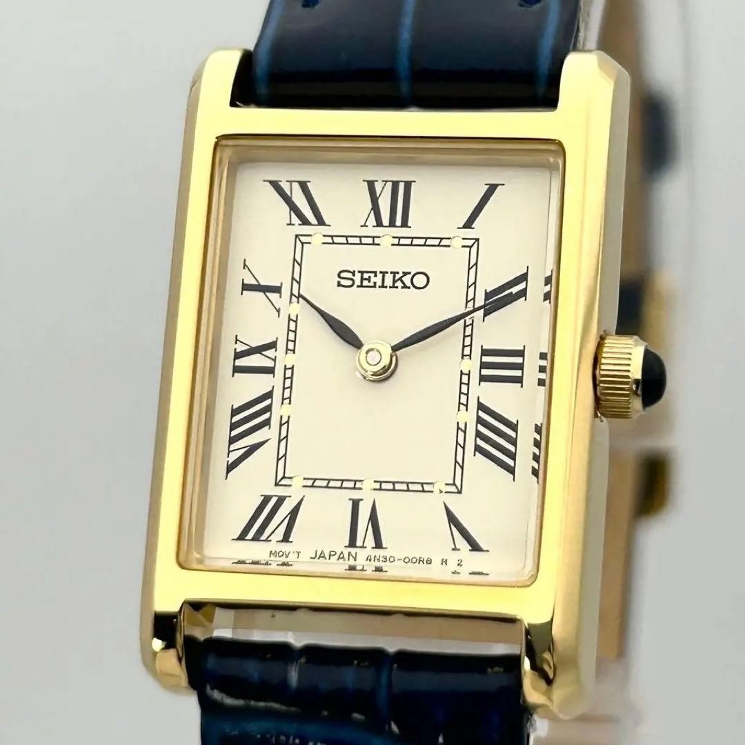Seiko Nanouniverse 4N30-00H0 Gold Quartz Watch Made in Japan 074431