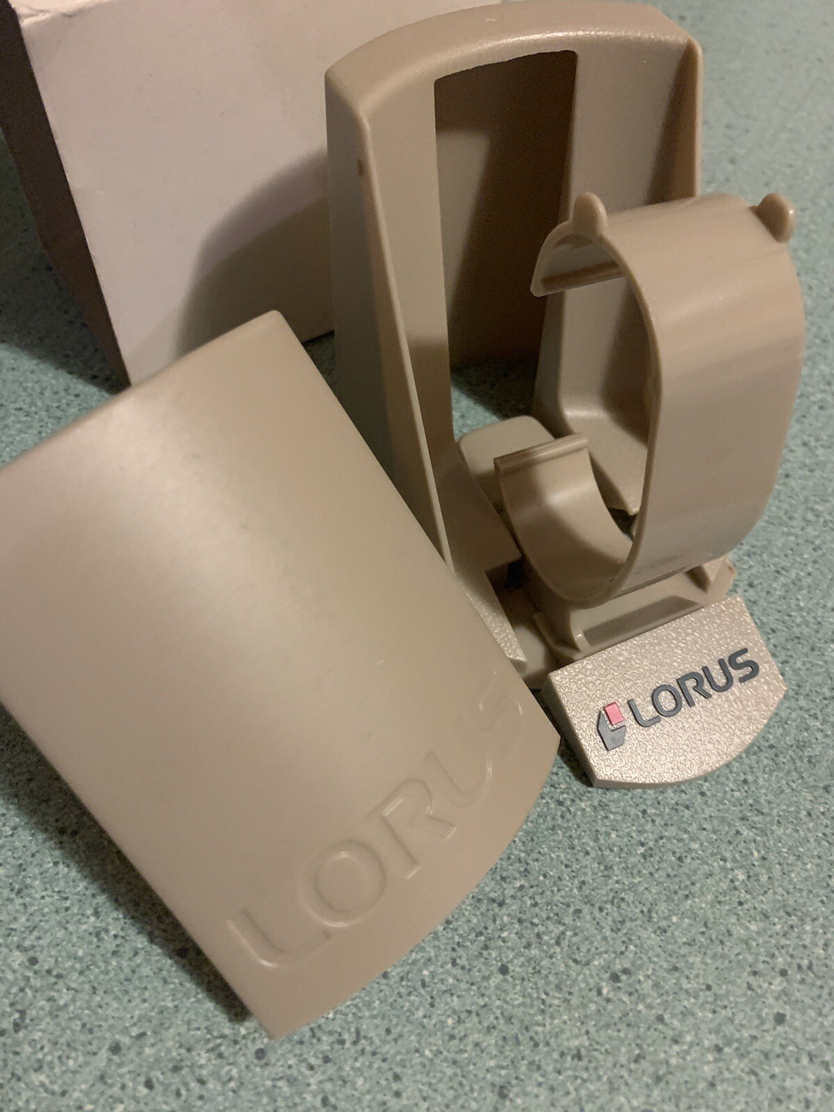 New Women’s Lorus Watch 16×21 MM Ivory Rectangle Face Black Strap W/ Gift Box
