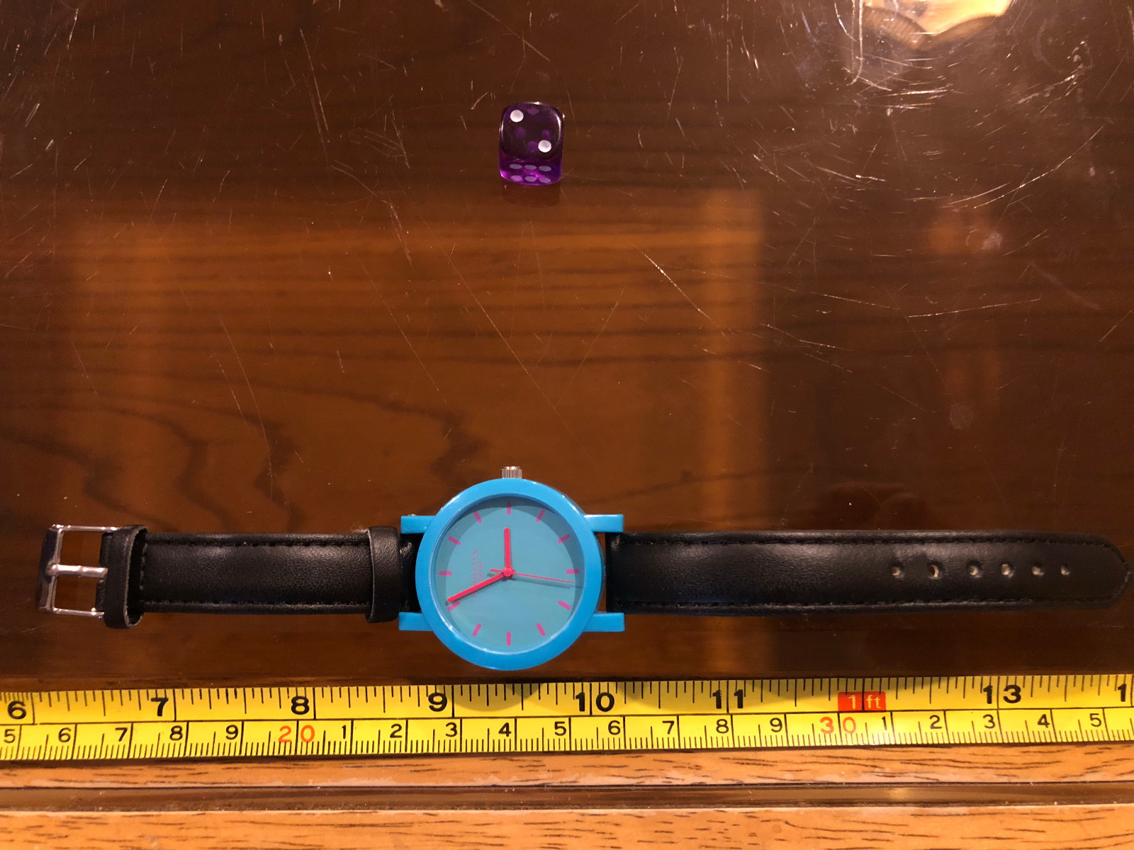 Watch Wristwatch Identity London Blue Black Strap New Strap Time Needs battery