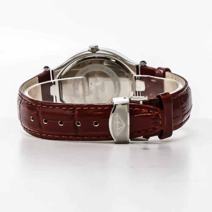 Murex – Swiss Diamond Watch – Red Strap – RSL815-SL-D-7 Swiss Quartz 34 x 41 mm