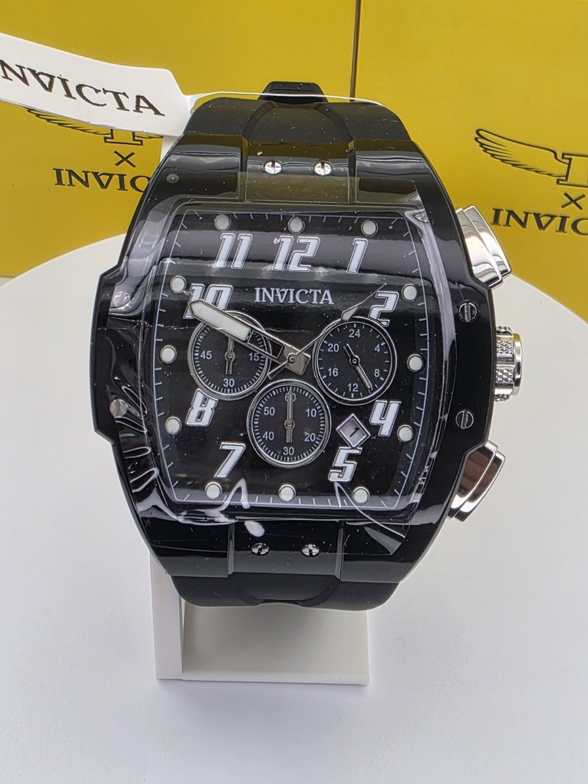 Invicta S1 Rally Kinesia Anatomic Chronograph Quartz Men’s Watch | Black | 45480