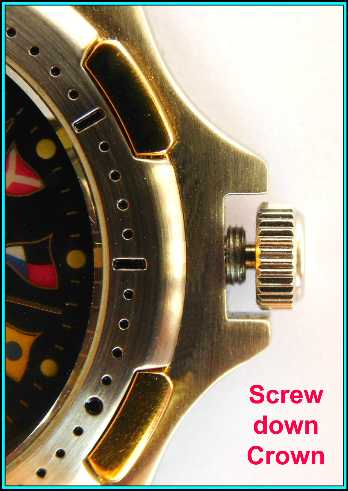 NEW OLD STOCK – Free Watch QUARTZ Swiss Made WaterResist 10 ATM – SCREW CROWN