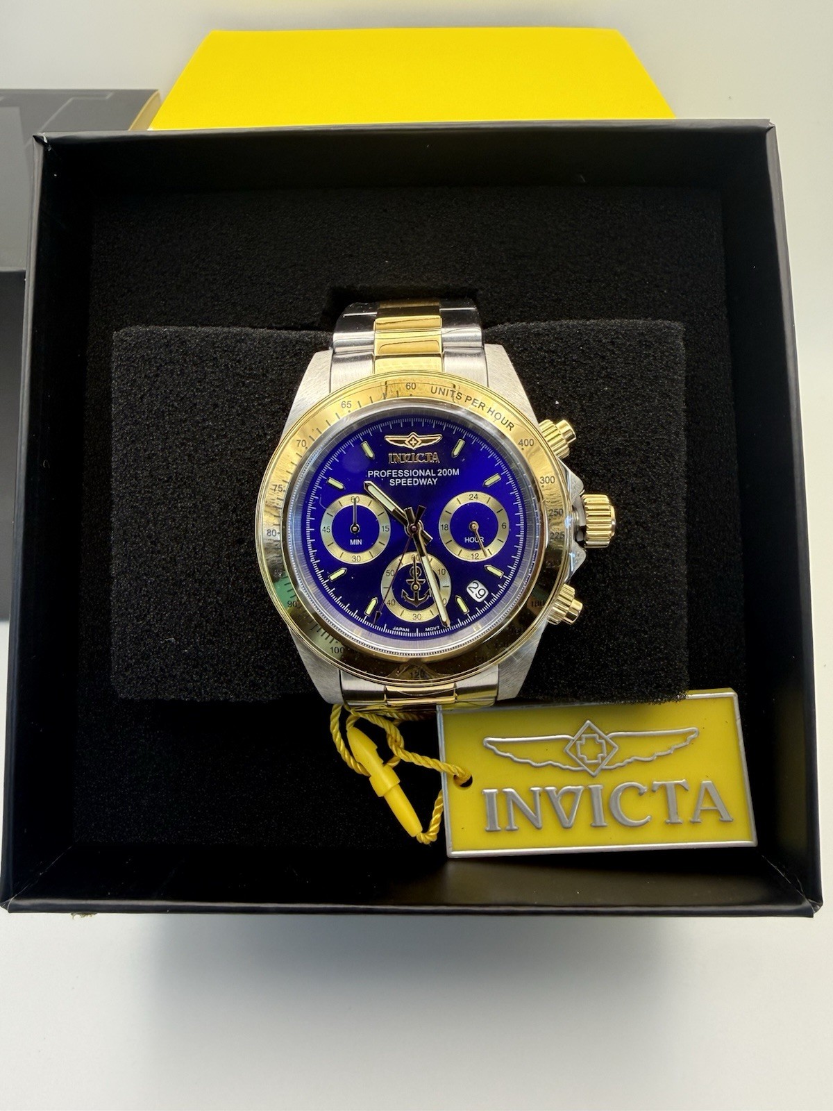 New! INVICTA Ocean Voyage Quartz Purple Dial Analog Watch for – Men 47650