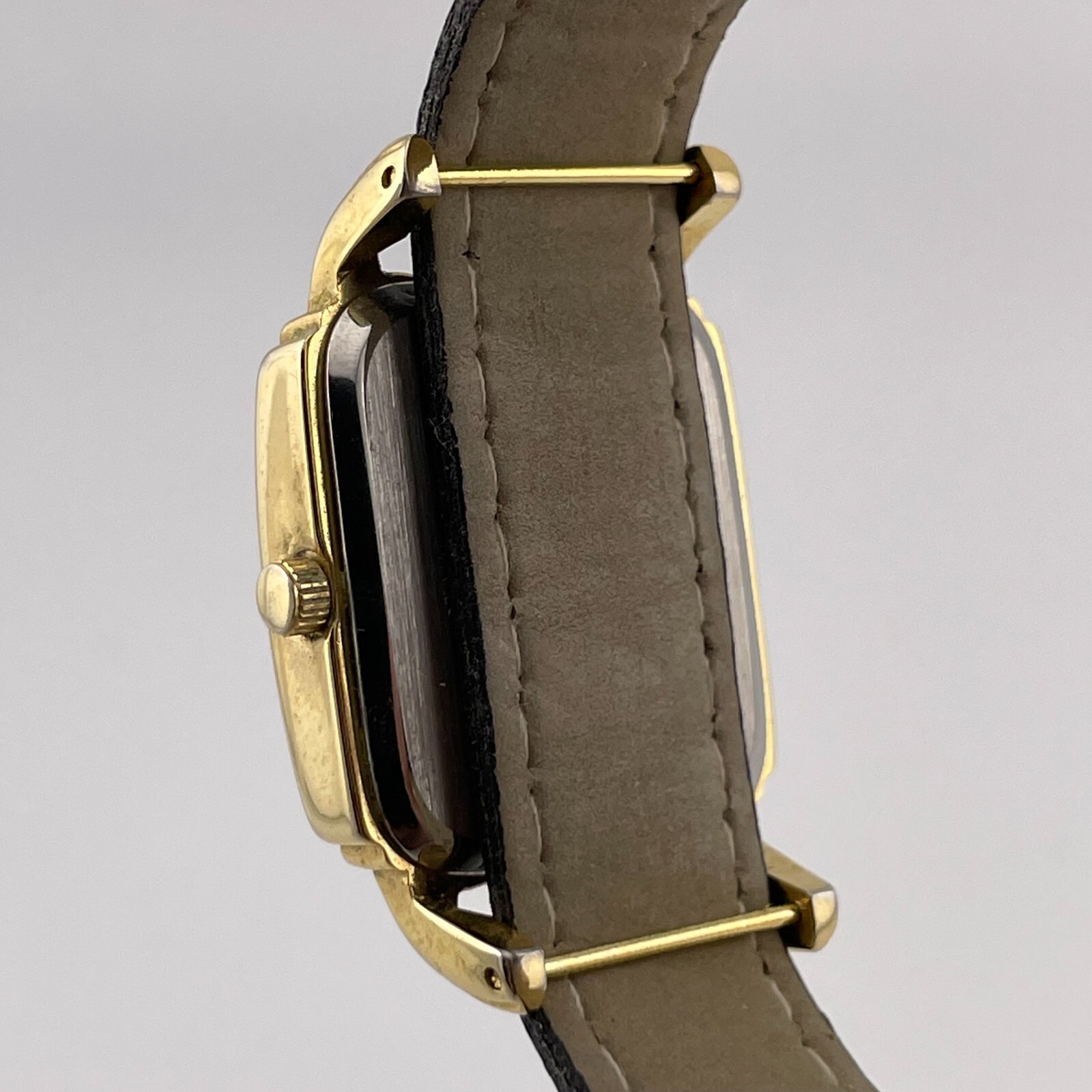 VIVANI Watch Womens 26mm Case Floral Dial One Piece Black Strap Quartz