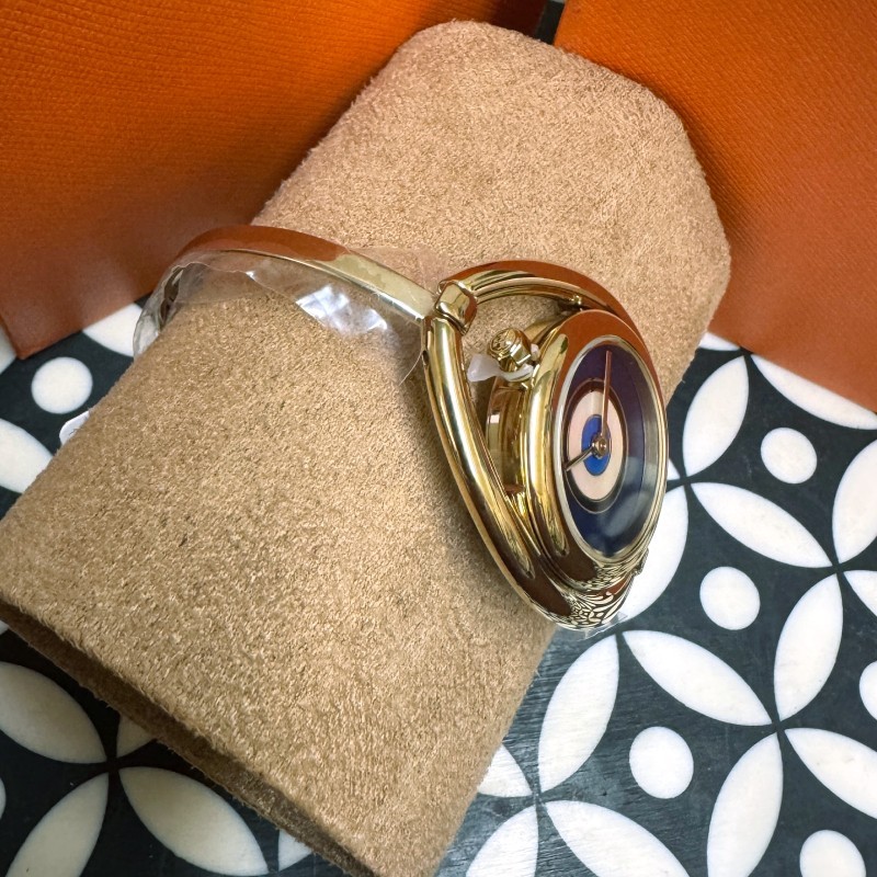 NEW Tory Burch Evil Eye Ivory and Navy Mother of Pearl Dial Watch TBW5000