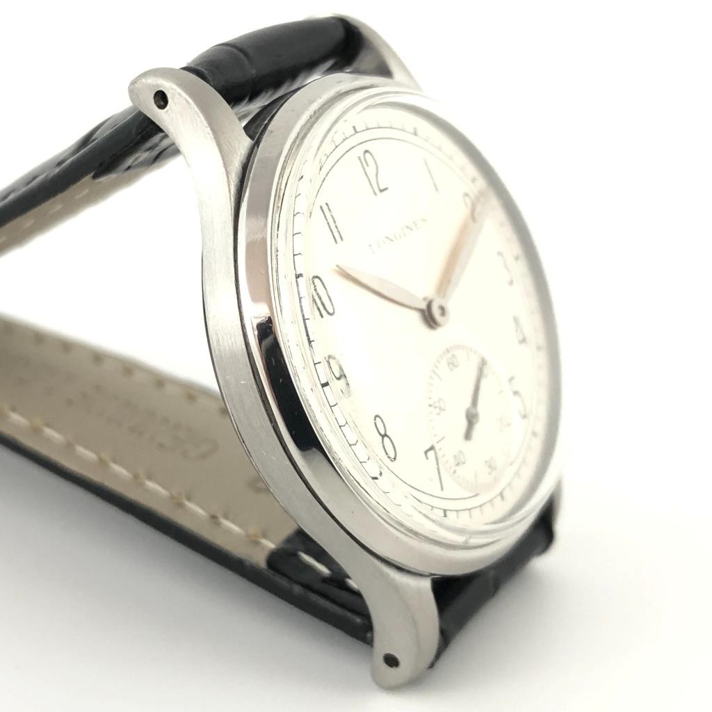 SWISS RARE LONGINES FROM CA 1920 MANUAL WIND WORKING WELL STEEL JUNIOR WATCH