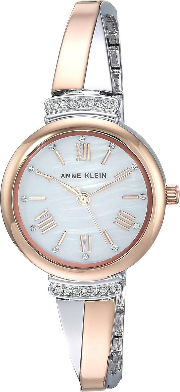 Women’S Premium Crystal Accented Bangle Watch Set, AK/2245