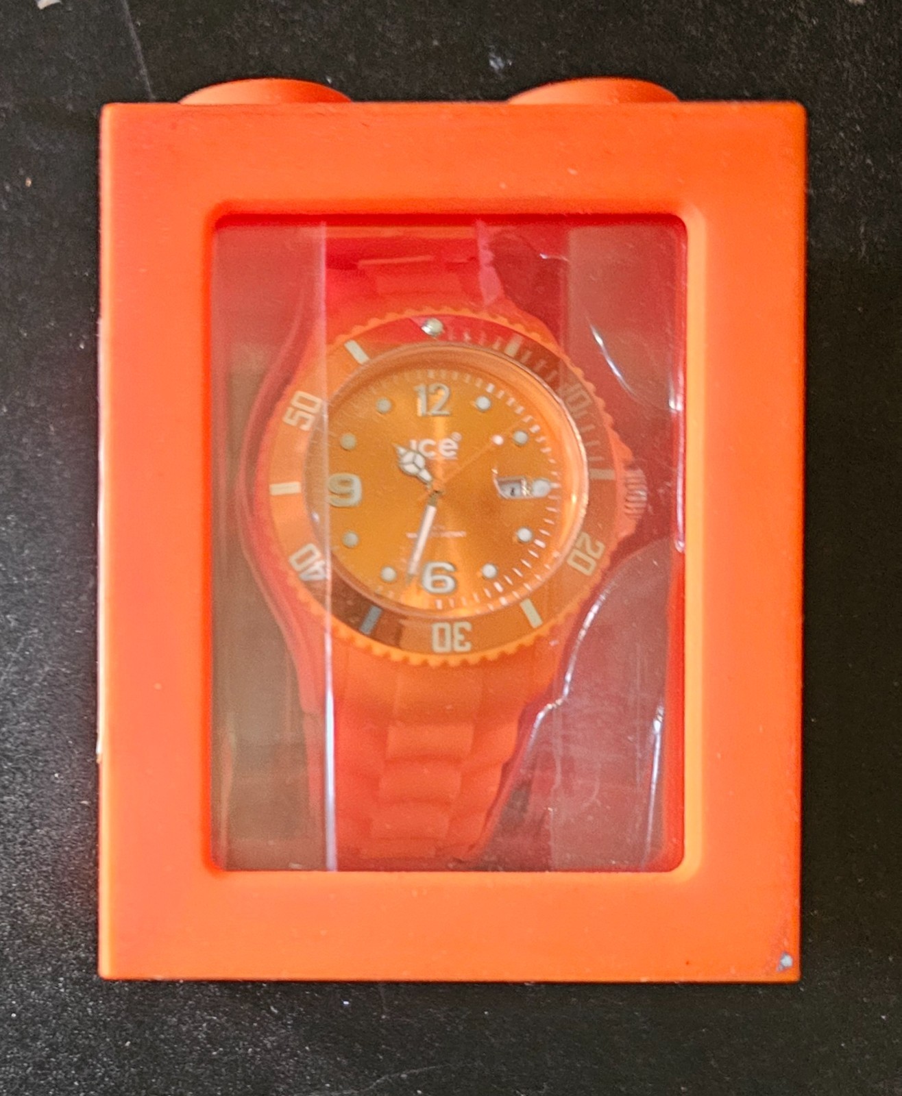 Ice-Watch Sili Orange Big 43mm Unisex Quartz Watch SI.OE.B.S.09 – NEEDS BATTERY