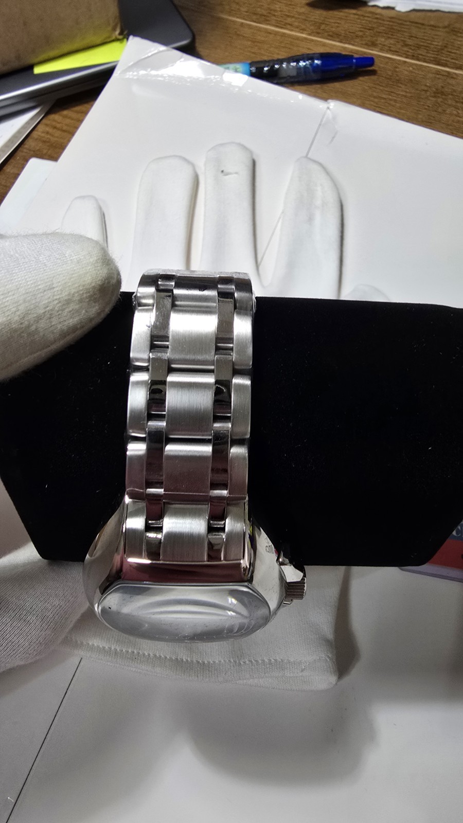 Invicta Jason Taylor CONFIDENTIAL PROTOTYPE(off his arm) And Signed HoF Card