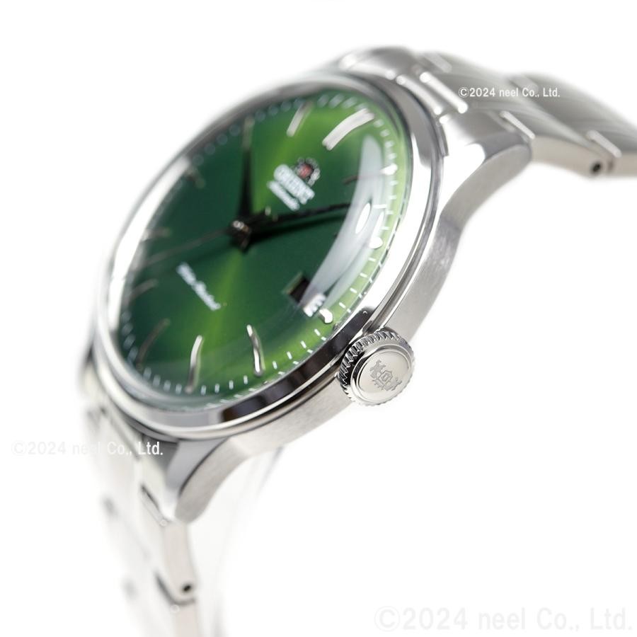 Orient Bambino RA-AC0M09E Stainless Steel Grass Green Dial Automatic Men’s Watch