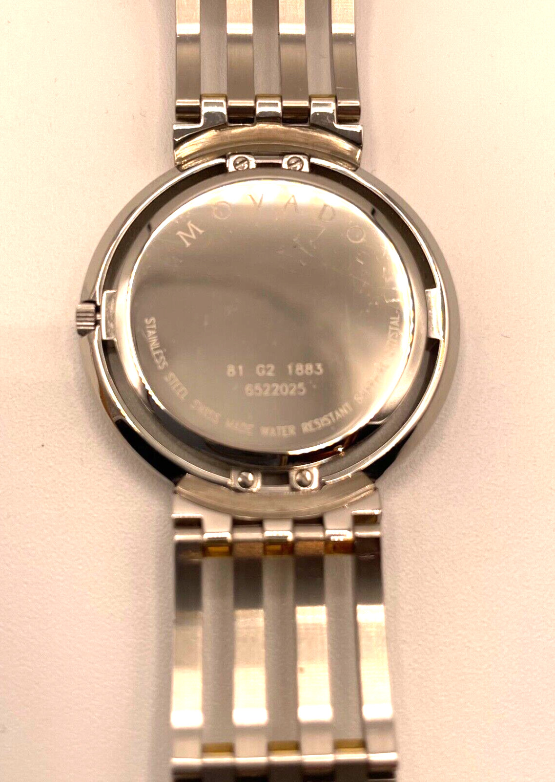 Movado Museum Esperanza 81 G2 1883 Classic Two-Tone SS Quartz Unisex Watch