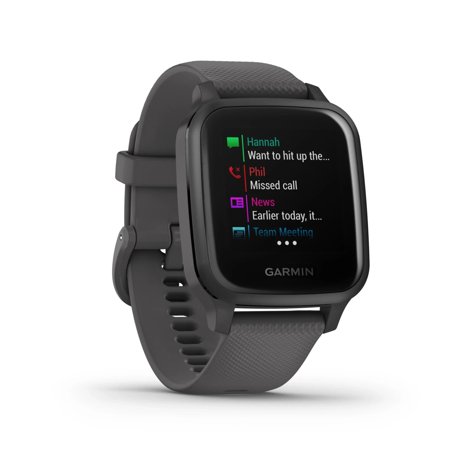 Garmin Venu Sq GPS Watch – Shadow Gray/Slate