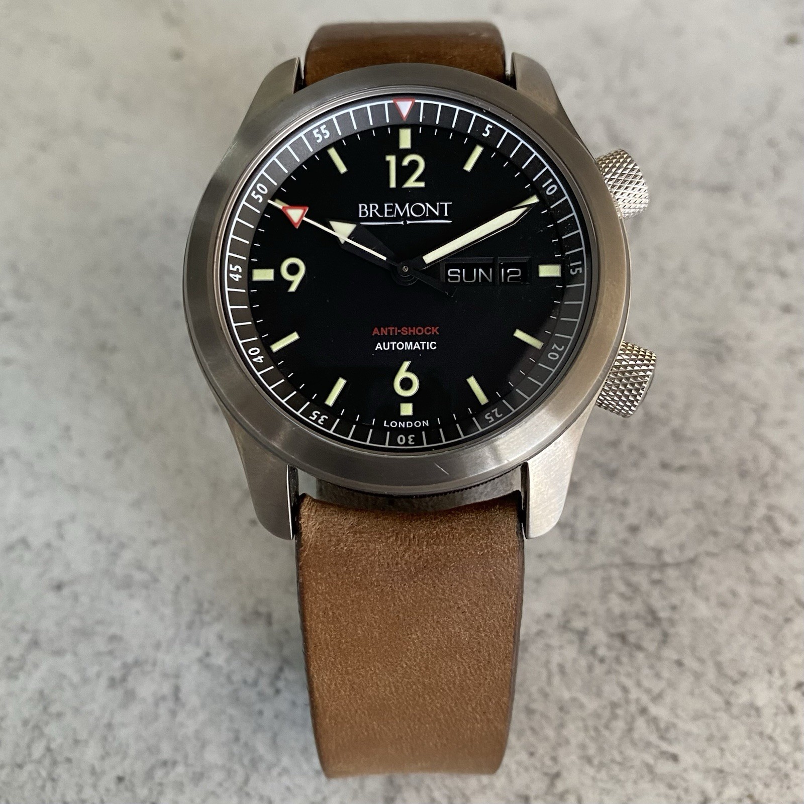 Bremont U2/SS Day/Date Automatic Quickset Martin Baker Watch – Full Set – 2011