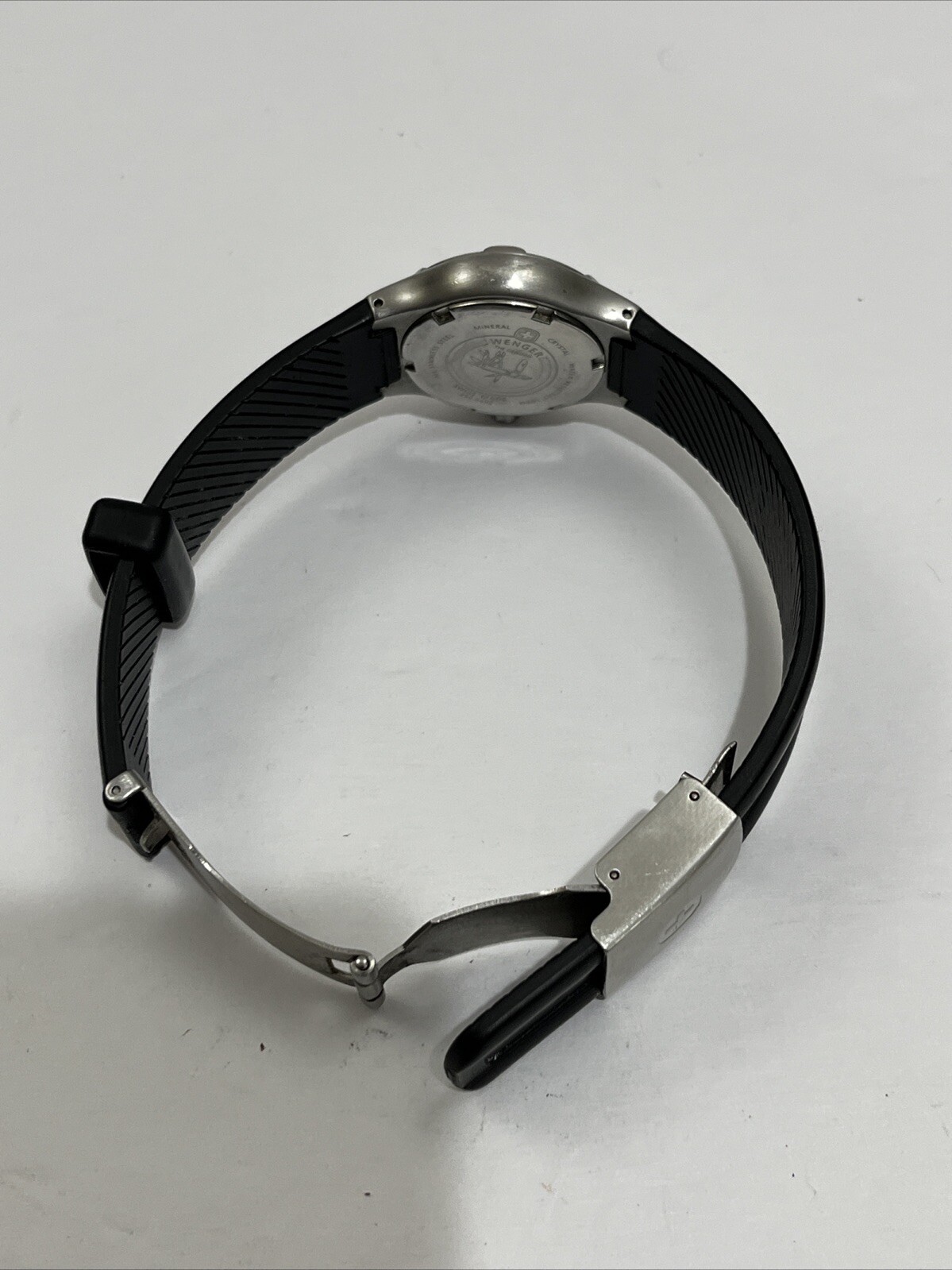 Wenger SWISS ARMY Women Dive Watch 100 MTR W/ New Battery Working Great!