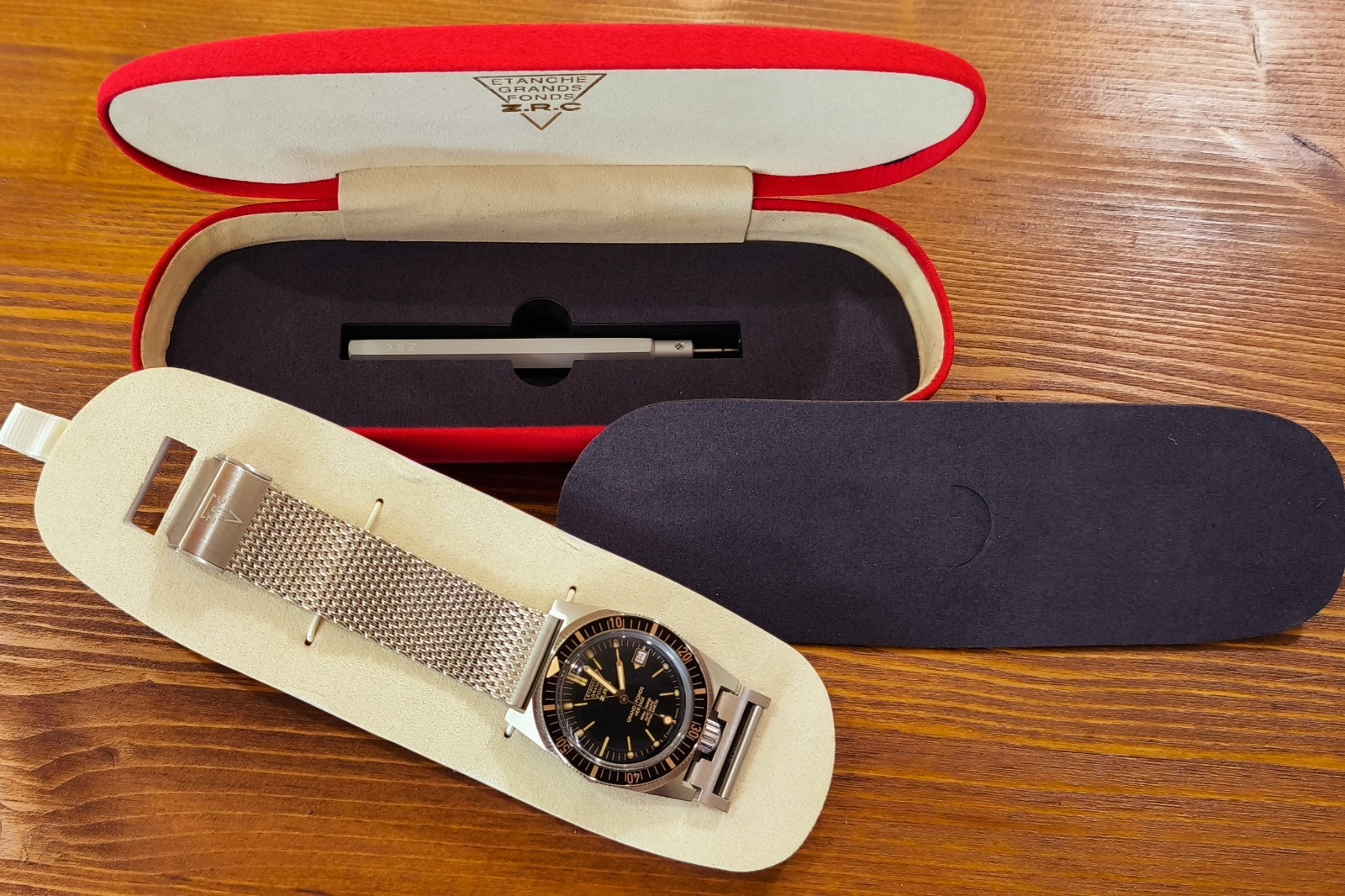 ZRC 1904 GRANDS FONDS HERITAGE AUTOMATIC DIVER 300M. BRAND NEW FULL SET
