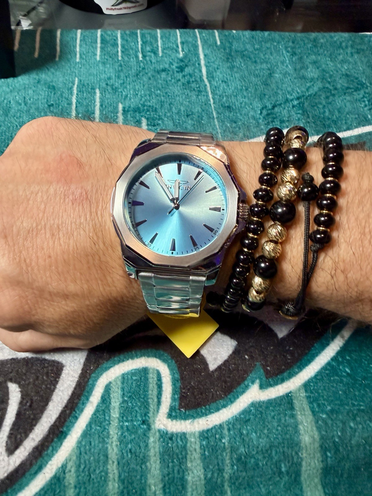 🔥🔥Invicta SpeedWay Men’s 45mm Sky Blue Dial SS Bracelet Watch🔥🔥